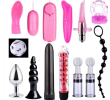 AM31 Female Vibrator Sexy Kit Sex Toys Vagina Orgasm Butt Plug